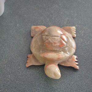 Elegant Onyx Turtle Figurine